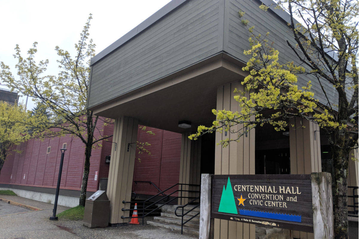 Centennial Hall. (Ben Hohenstatt | Juneau Empire)