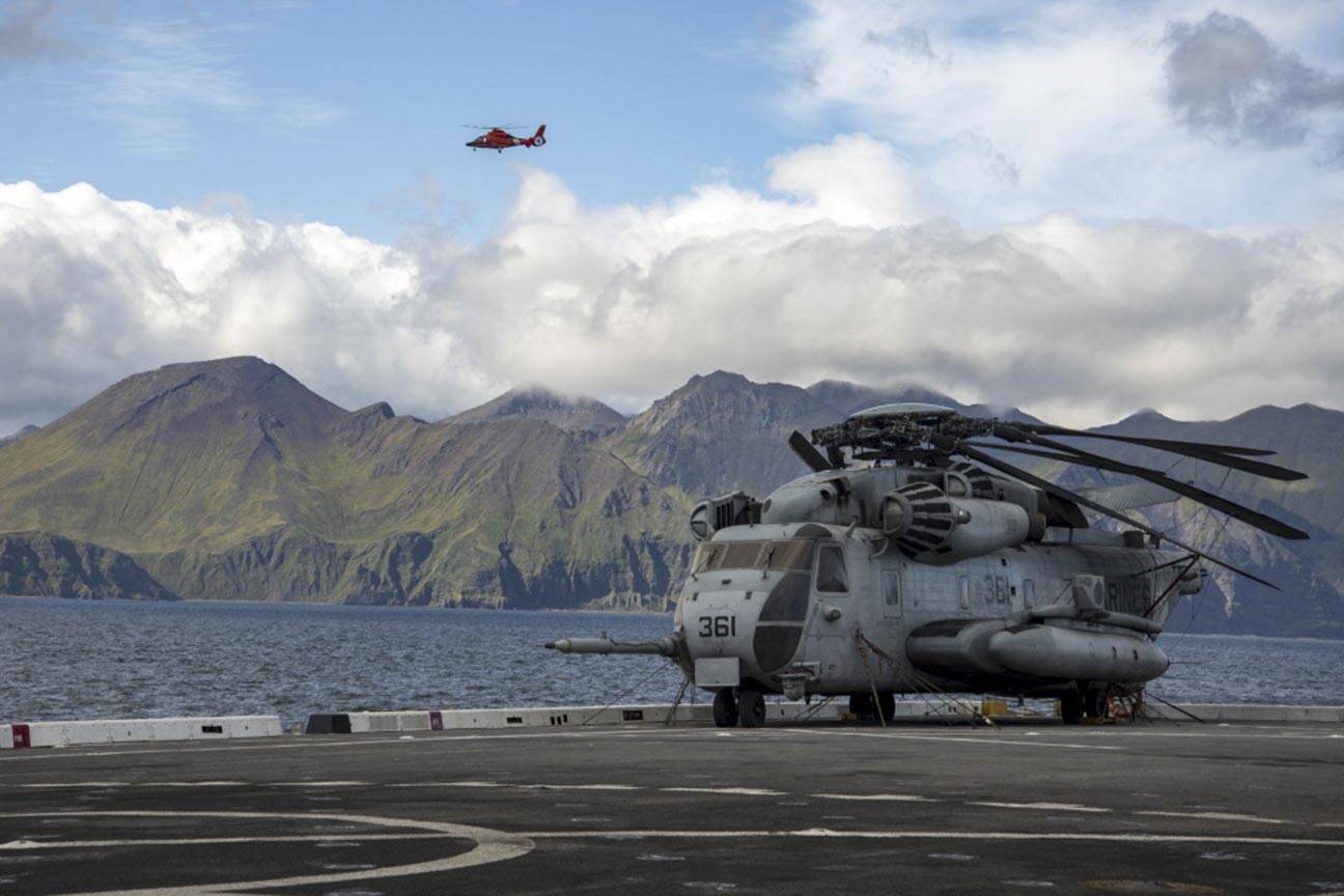Coast Guard training with Marines and Navy in Alaska exercise
