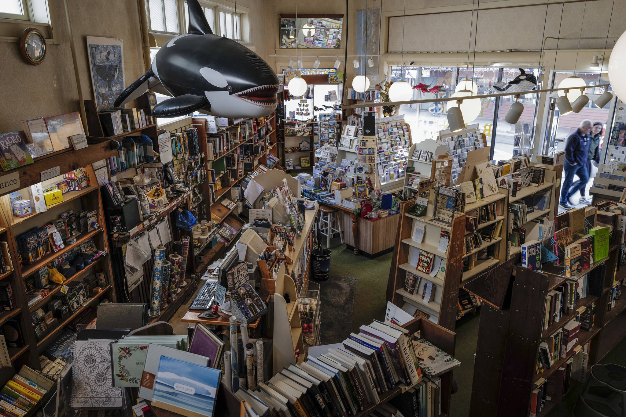 Hearthside Books is moving out of its longtime home in the Triangle Building at the corner of Franklin and Front Streets and moving to a new location in the Wharf. (Michael Penn | Juneau Empire)