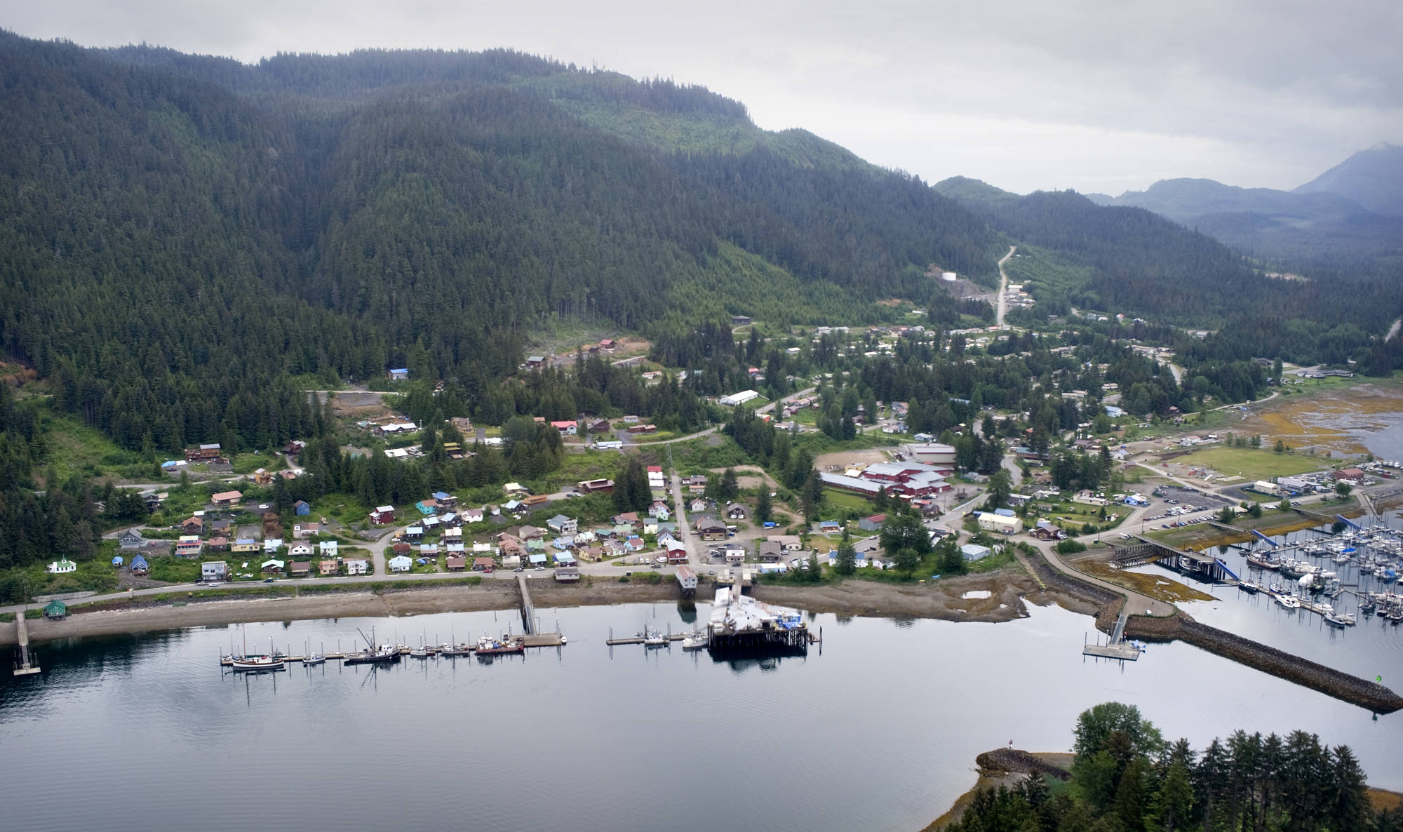 Hoonah, seen in this 2010 photo, is a village of about 800 people west of Juneau on Chichagof Island. The City of Hoonah recently filed a petition that showed plans for making a borough that would be among the largest in the state. (Michael Penn | Juneau Empire)