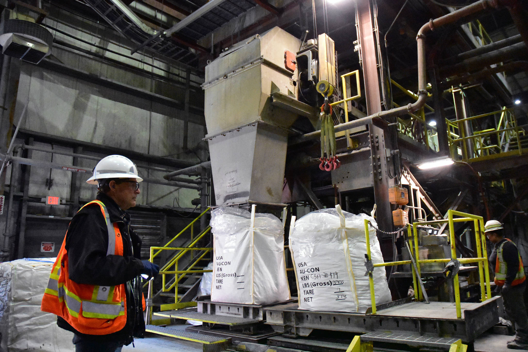 Mill Manager Wayne Colwell in the mill at the Kensington Gold Mine on Monday, Oct. 14, 2019. (Peter Segall | Juneau Empire)