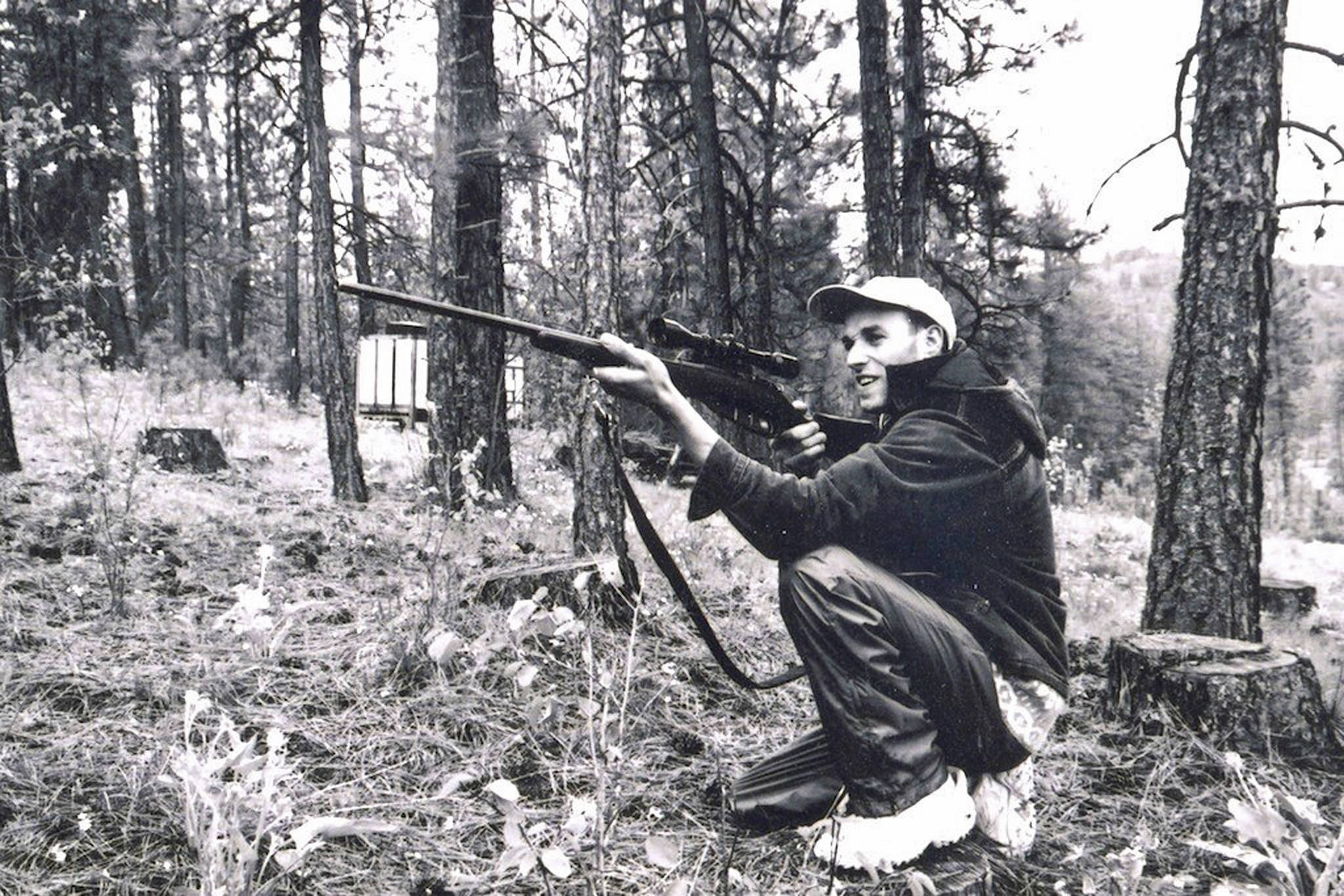 This 2005 photo provided by Alla Kostenko shows Vladimir Kostenko on a hiking trip with friends. In August 2018, a solitary man now missing walked 14 miles into a lonely valley on the western side of Hatcher Pass in Alaska. He carried almost nothing: A backpack, 5 pounds of oatmeal. No rifle or bear spray. Vladimir Kostenko planned to stay at a tiny dry cabin for months. He was seeking no less than the meaning of life. For most of his 42 years, Kostenko had been on a spiritual quest to understand his place in the universe. (Alla Kostenko via AP)
