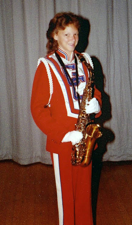 Author Tari Stage-Harvey when she was in band in the 1980s. (Courtesy photo | Tari Stage-Harvey)