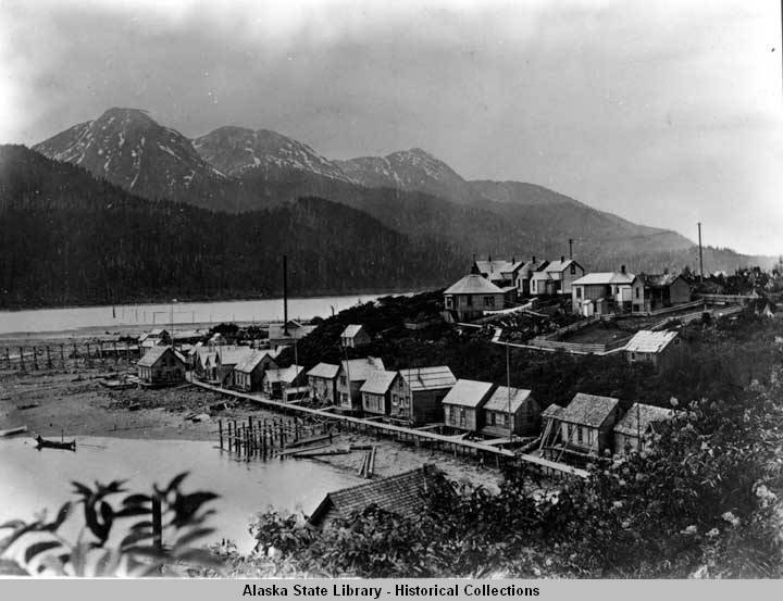 Auk Indian Village is seen circa 1900-1910 in this photo. (Courtesy photo | Alaska State Library Digital Archives)