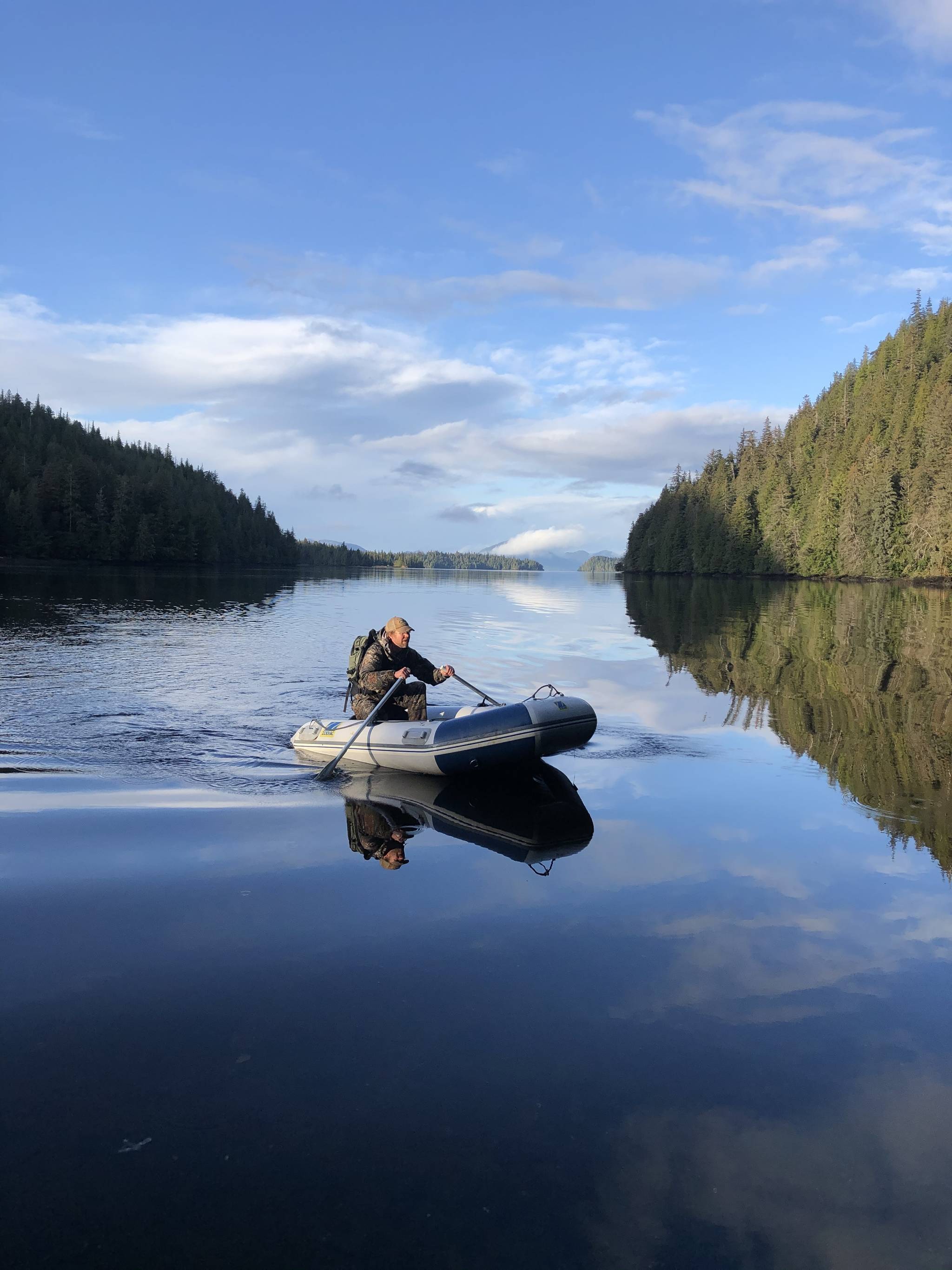 The author attempts to get up on step during an unsuccessful duck hunt last Sunday. (Courtesy Photo | Jeff Lund)