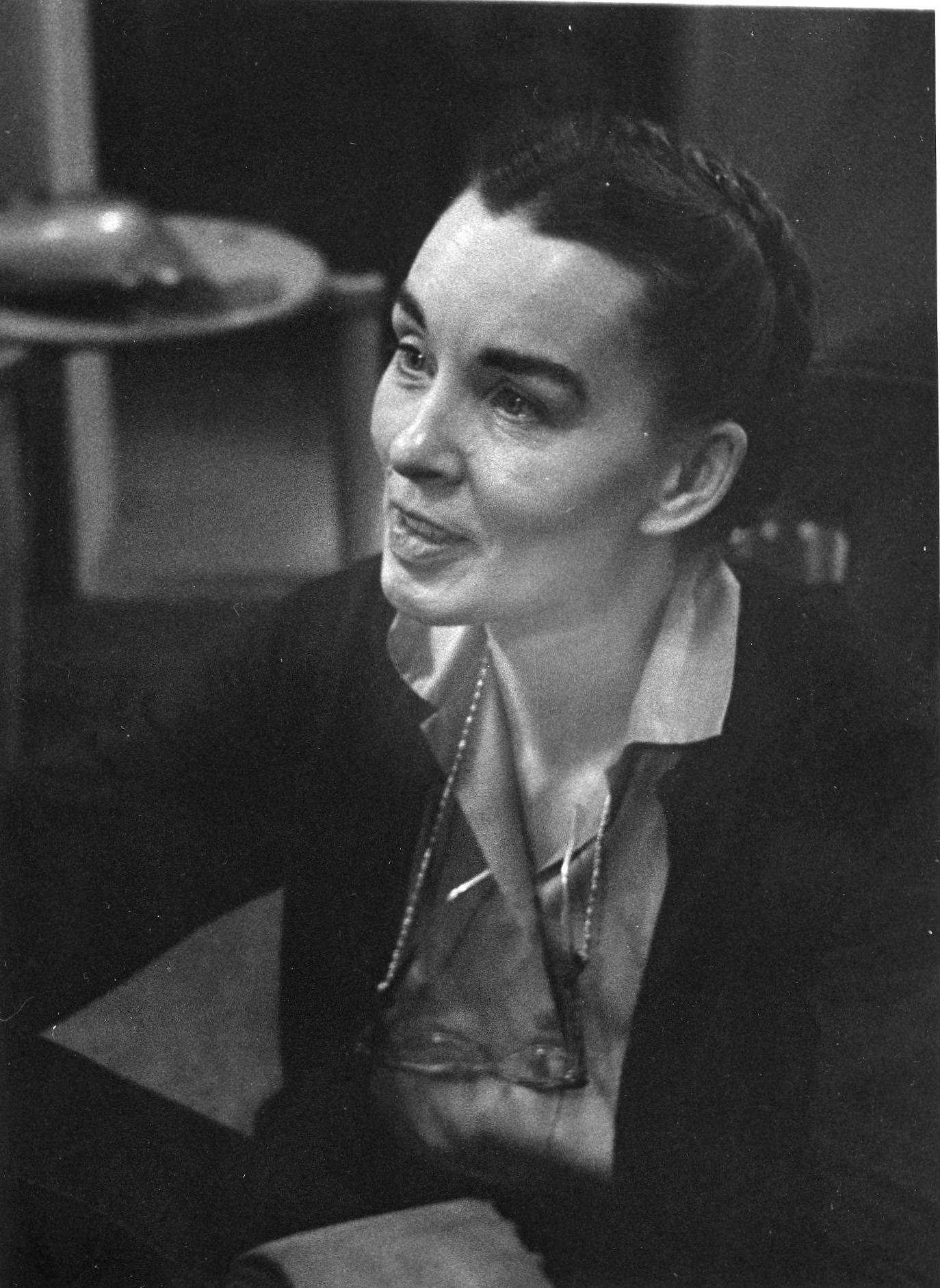 Dale DeArmond, seen in this photo taken sometime between 1956 and 1960, was a prolific artist and longtime Juneau resident. The photo was taken by DeArmond’s husband, Bob. A collection of the late artists work will be on display for Gallery Walk. (Courtesy Photo | The DeArmond Estates)