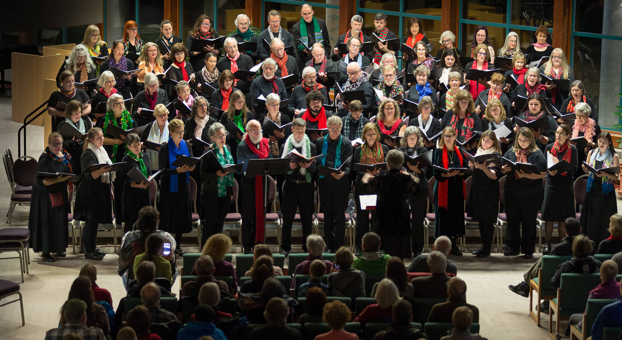 Singers perform during the 2017 Holiday Pops Concert in December 2017. (Courtesy Photo | Juneau Arts & Humanities Council)