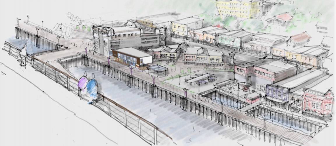 A concept drawing of a new city museum located on south Franklin Avenue. (Courtesy photo | City and Borough of Juneau)