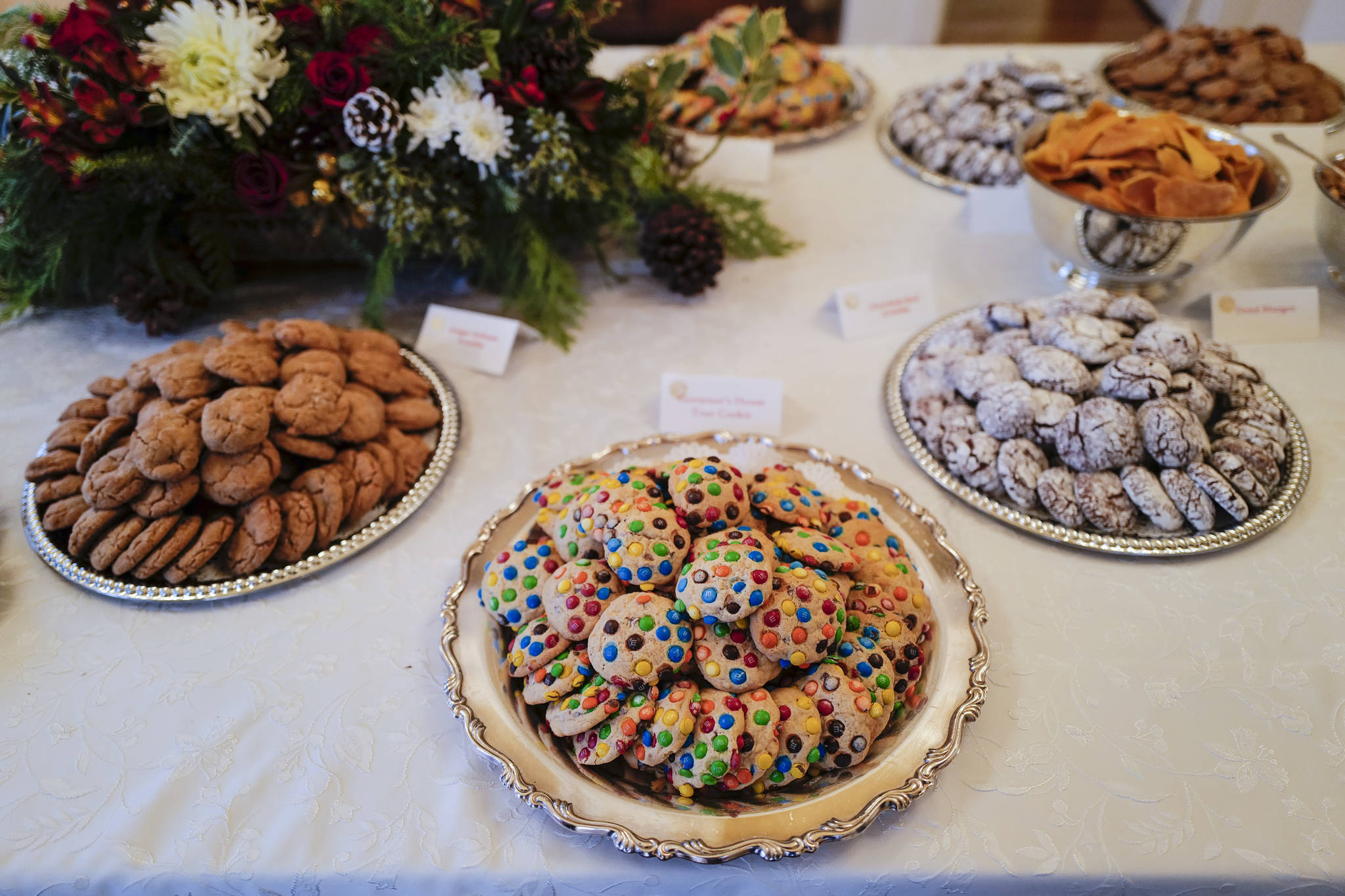 Cookies at the Governor’s Open House on Tuesday, Dec. 10, 2019. (Michael Penn | Juneau Empire)
