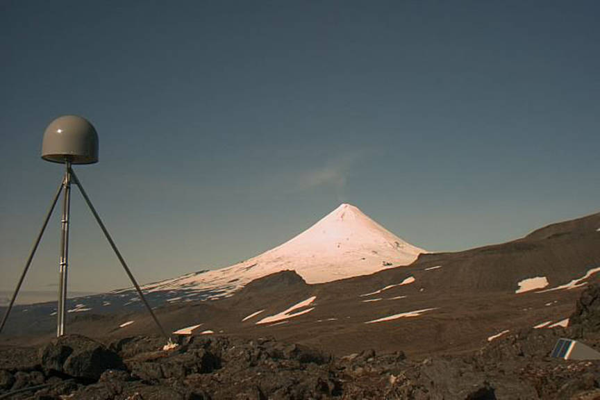 A September 2008 photo of Mount Shishaldin on a clear day. (Courtesy photo | Alaska Volcano Observatory)