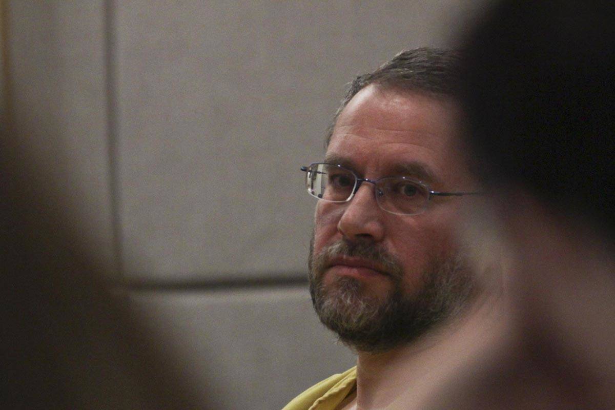 Keith Anders Hermann, 54, sits in court Tuesday. Hermann is charged with multiple counts of sexual assault of a minor. (Michael S. Lockett | Juneau Empire)