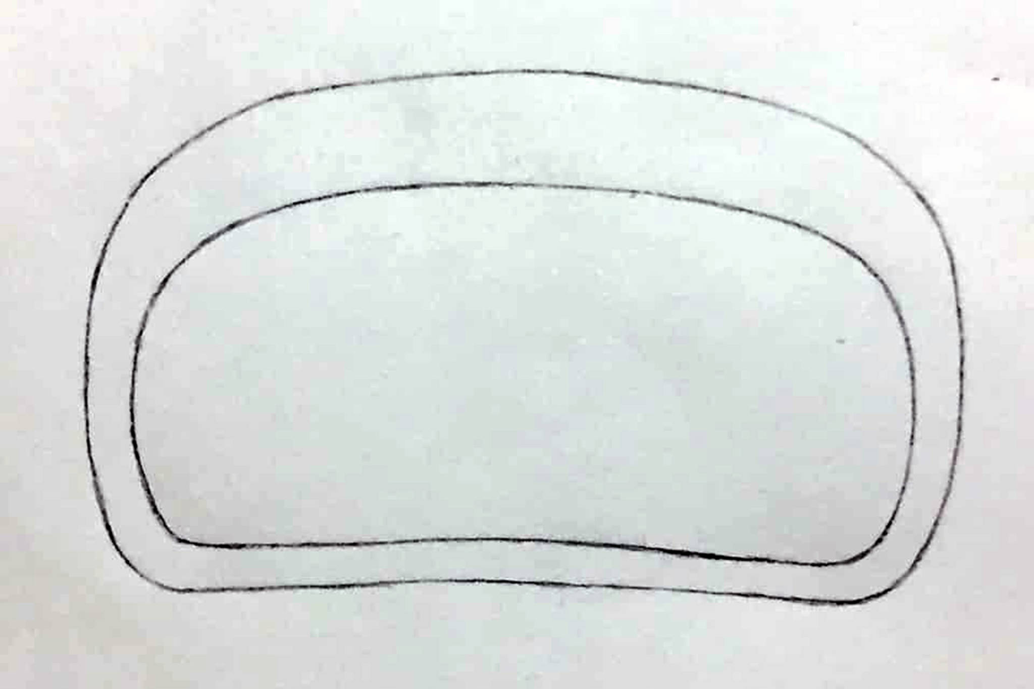 The most basic ovoid that started the entire ovoid challenge. It’s not a good ovoid, but it’s a start, the author said. (Vivian Mork Yéilk’ | For the Capital City Weekly)