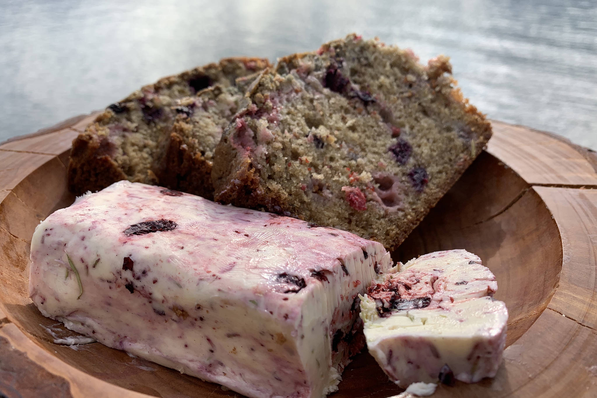 Homemade blueberry butter and berry bread are possible uses for Alaska blueberries.