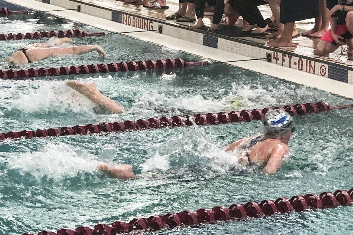 Swimmers from the Glacier Swimming Club ran roughshod over the competition at the Alaska Age Group Championships on Feb. 14-15, setting a record for the most points scored by a single team and winning the meet handily. (Courtesy photo | For Glacier Swimming Club)
