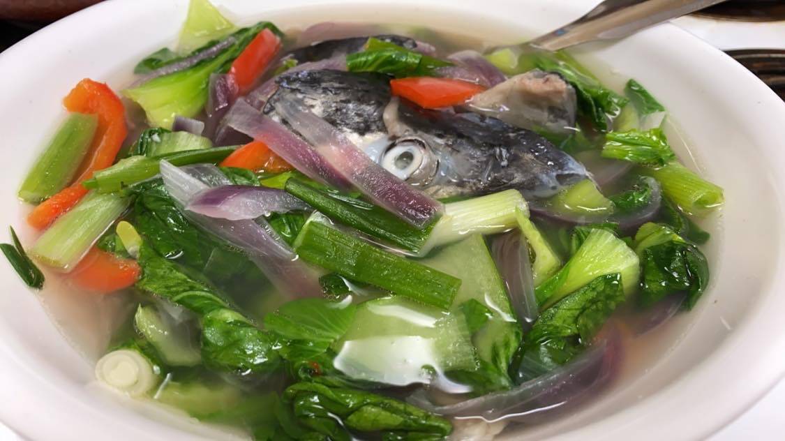 Salmon head soup with vegetables is a popular dish during flu season in some Alaska communities. (Courtesy Photo | Vincent Balansag)