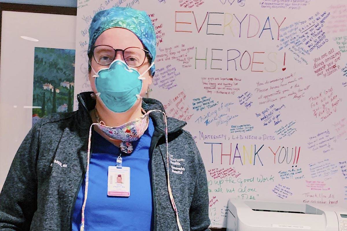 Erin Pratt, an ICU nurse in a hospital outside of New York City, is one of the many men and women from Juneau on the forefront of the coronavirus epidemic. (Courtesy Photo | Erin Pratt)