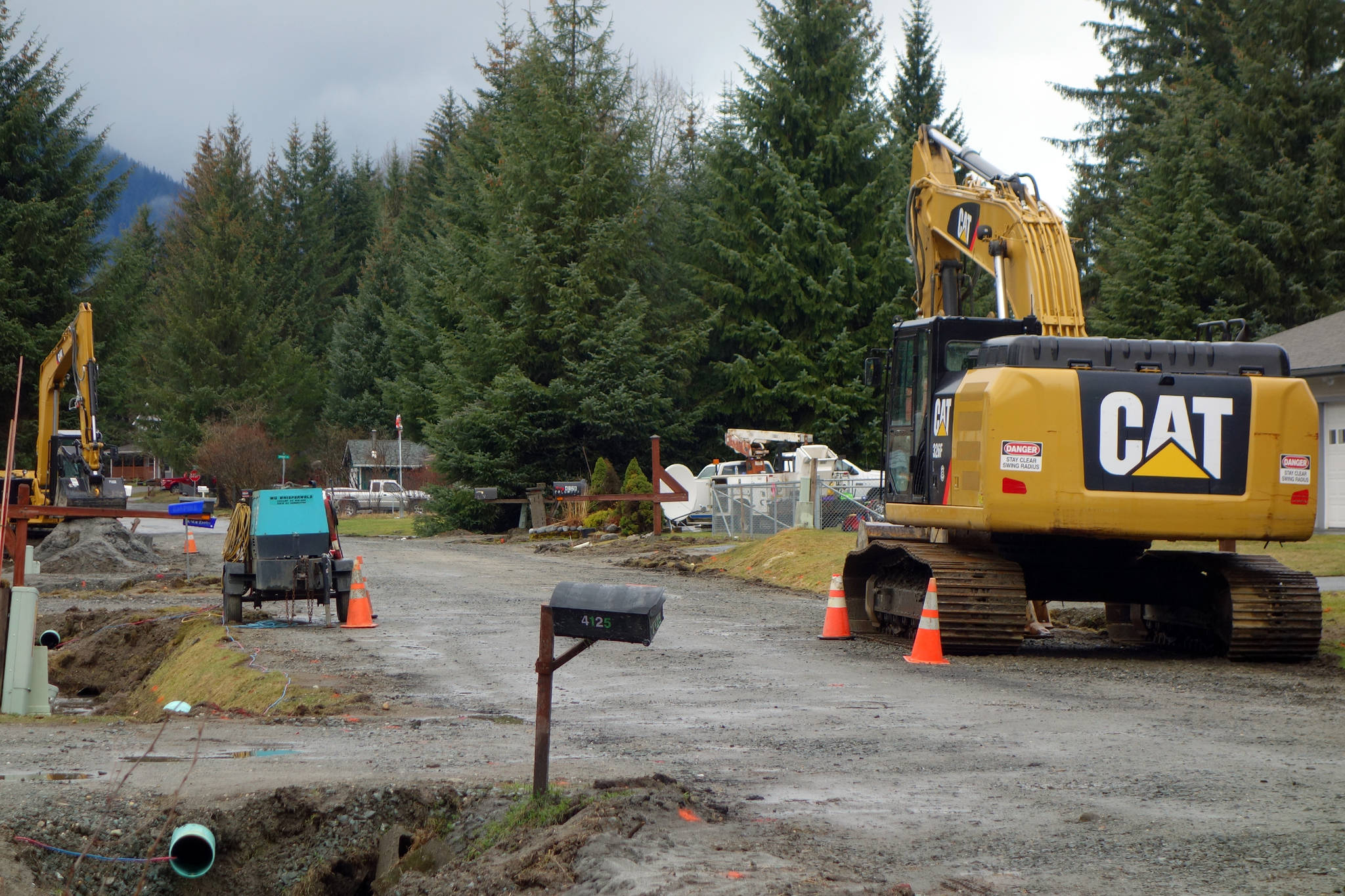 Ben Hohenstatt | Juneau Empire                                Work on Columbia Boulevard will be the most major of City and Borough of Juneau’s construction projects this season. The work along the Mendenhall Valley residential road includes rebuilding the road, water, sewer and drainage infrastructure on Columbia Boulevard, said John Bohan, CBJ’s chief capital improvement project engineer in an email.