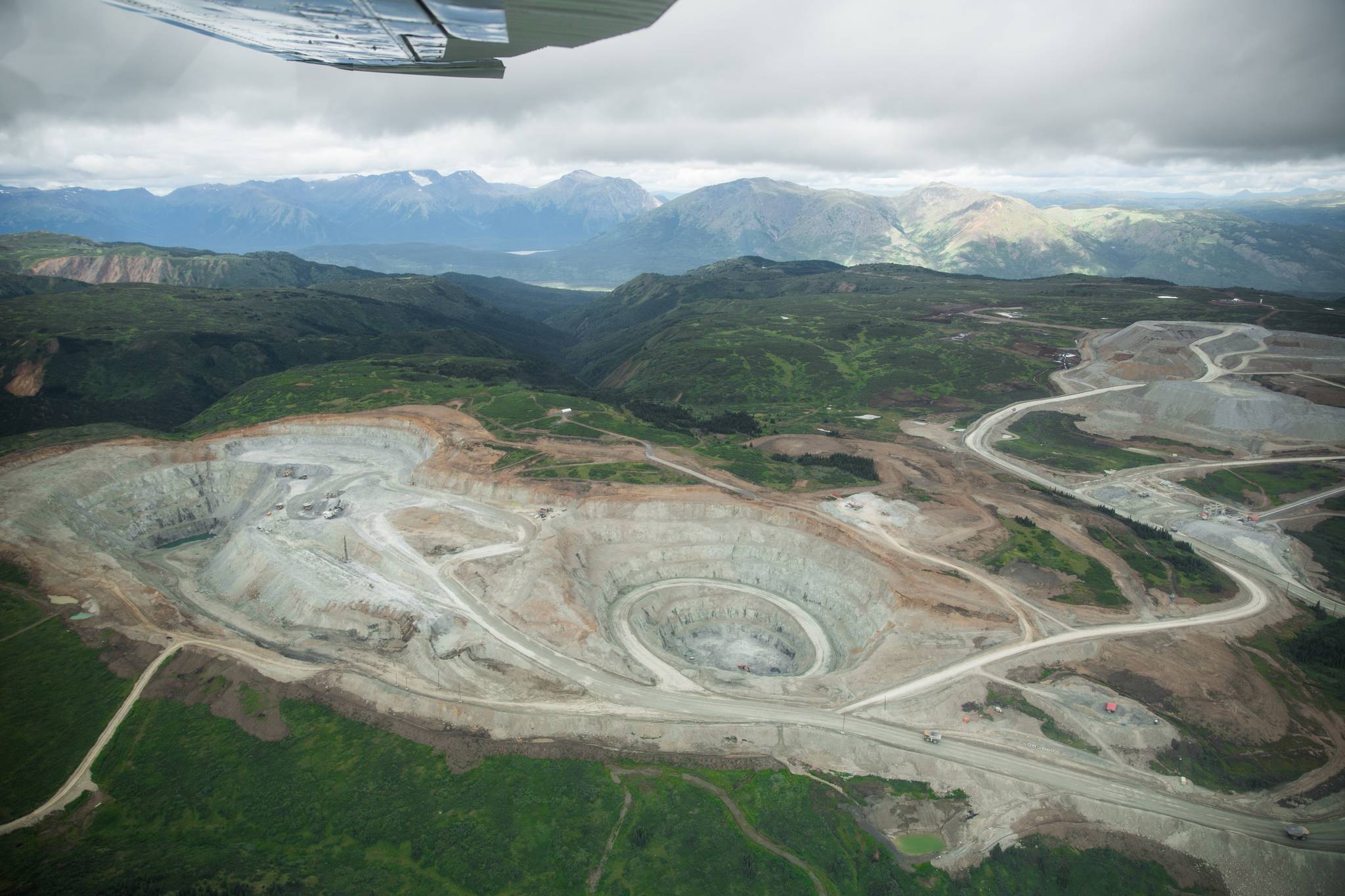 The Red Chris Mine in the transboundary Stikine-Iskut River watershed. Mines like this one are a source of consternation for conservationists, who say mining activity north of the border has negative repercussions for Alaskans. (Tyler Wilkinson-Ray | Courtesy of Salmon Beyond Borders)