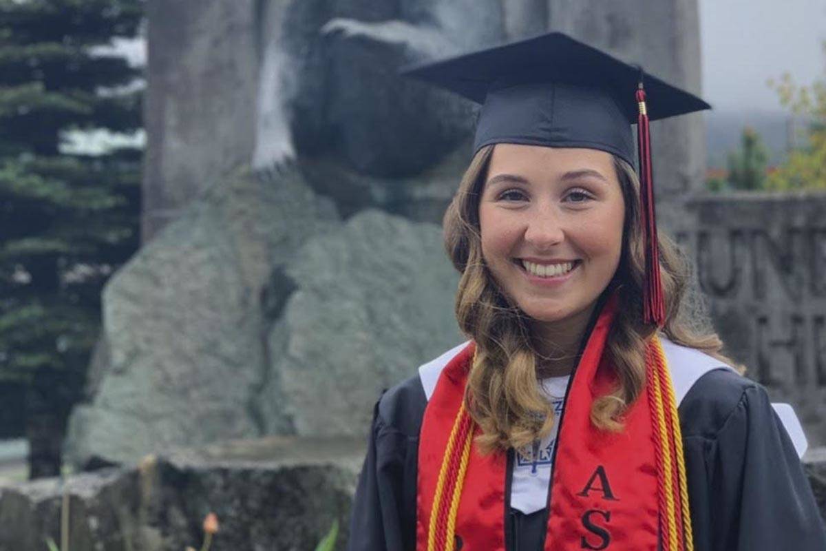 Courtesy Photo | Michaela Goodman                                Katie McKenna, who is graduating from Juneau-Douglas High School: Yadaa.at Kalé, plans to attend Williams College in Massachusetts and run Division III cross country and track.