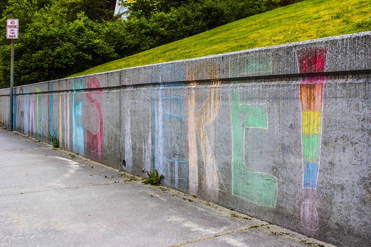 The senior class of 2020 graduates with much less pomp and circumstance as the coronavirus keeps gatherings truncated and social interaction at arms length, May 22, 2020. (Michael S. Lockett | Juneau Empire)