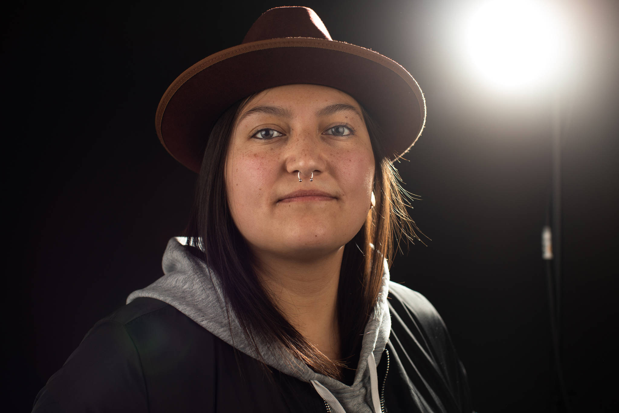 Alexis Sallee, one of the hosts of the Native Artists podcast and a filmmaker, was photographed at the Big Sky Documentary Film Festival in 2020.(Courtesy Photo | Andrew Kemmis Photography)