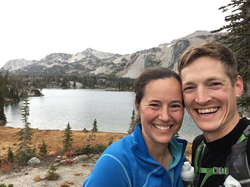 Biologist Sophie Gilbert and glaciologist Tim Bartholomaus smile together in 2018. (Courtesy Photo | Tim Bartholomaus and Sophie Gilbert)
