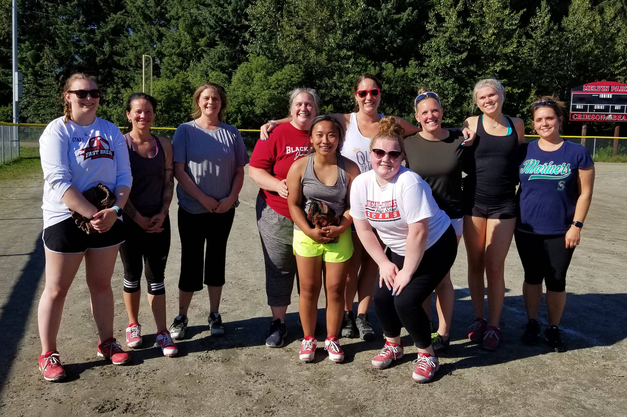 Former members of the Juneau-Douglas High School: Yadaat.at Kalé softball team will play an alumni game on Sunday to raise money for travel and equipment for the team. (Courtesy photo | Alexandra Razor)