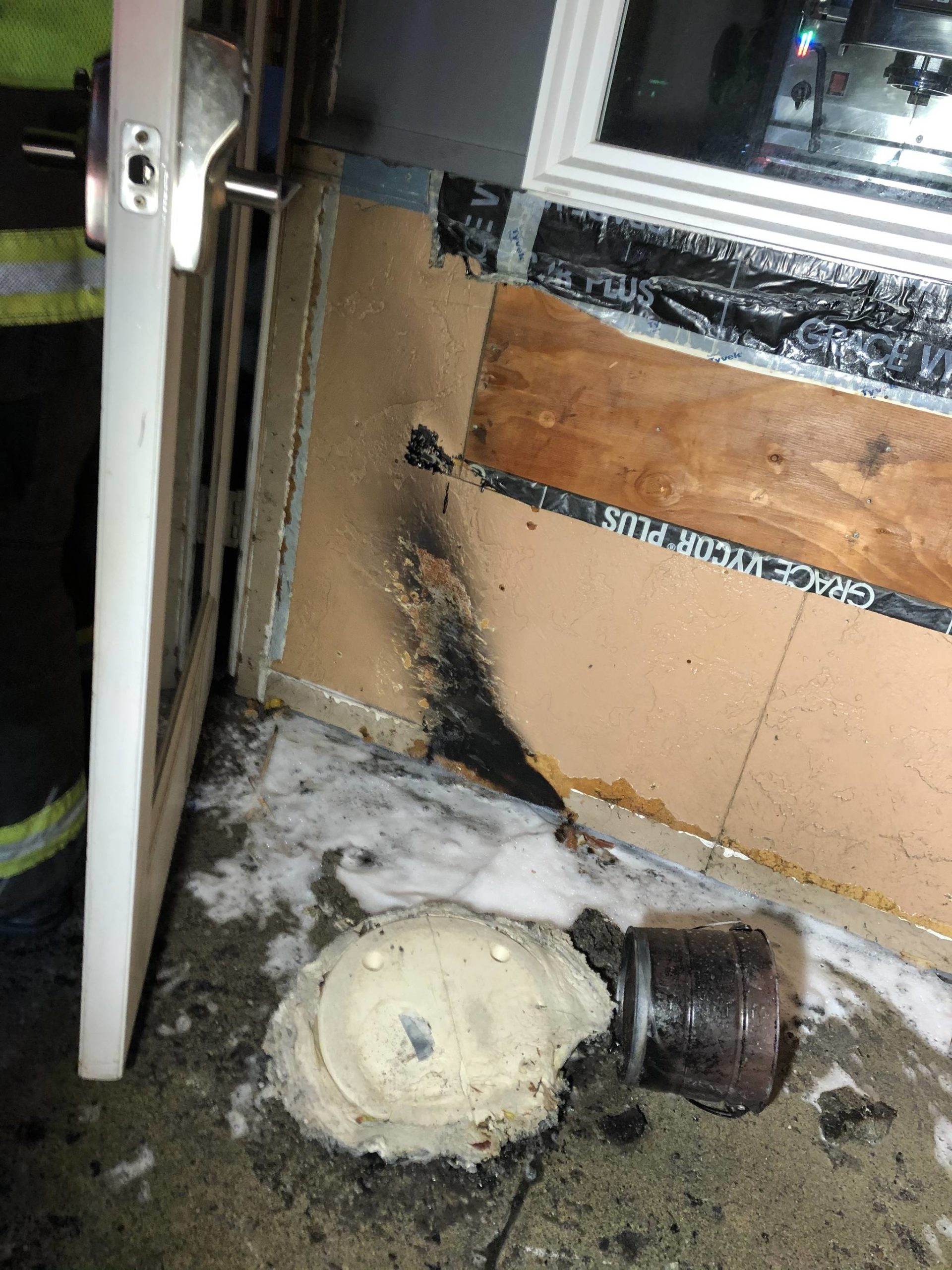Capital City Fire/Rescue and the Juneau Police Department are investigating a fire that occurred near an apartment on Willoughby Avenue on Oct. 25, 2020 as arson. (Courtesy photo / CCFR)