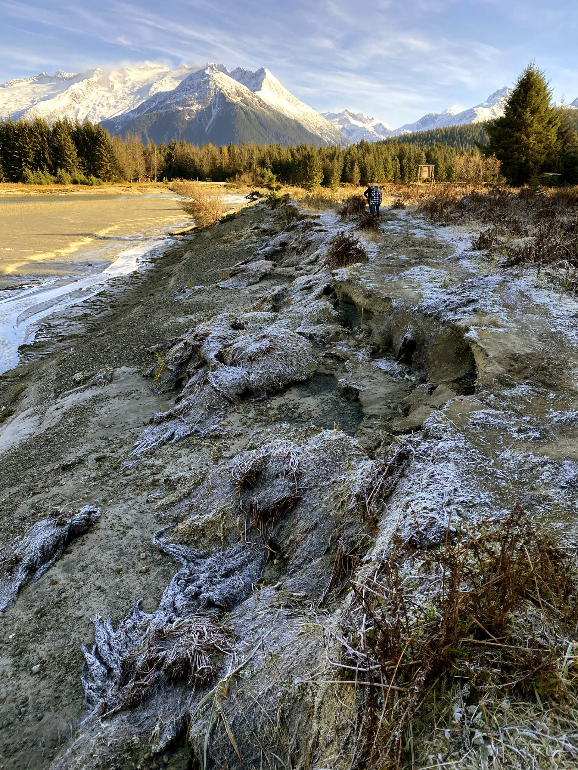 This photo shows Boy Scout Beach Trail with Mount Ernest Gruening on Oct. 21. (Courtesy Photo / Kenneth Gill, gillfoto)