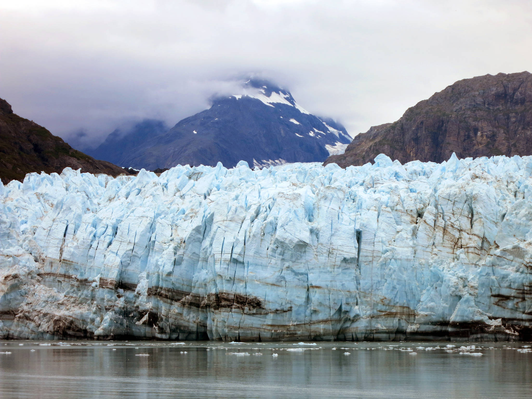 This July 2014 photo shows Margerie Glacier, one of many glaciers that make up Alaska’s Glacier Bay National Park. U.S. officials on Friday, Nov. 20, 2020, released details on proposed land conservation purchases for the coming year amid bipartisan objection to restrictions on how the government’s money can be spent. (AP Photo / Kathy Matheson)