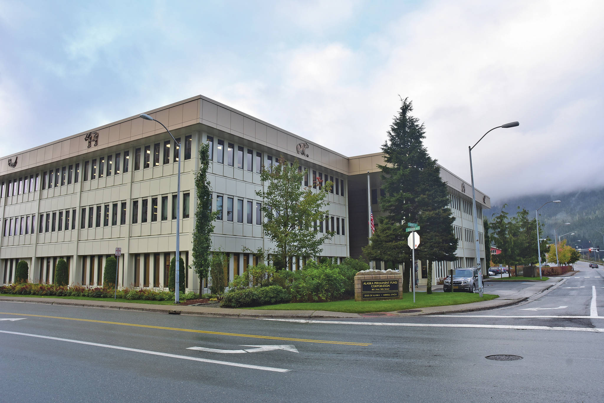 The Alaska Permanent Fund Corporation building in Juneau on Thursday, October 1, 2020. (Peter Segall / Juneau Empire File)