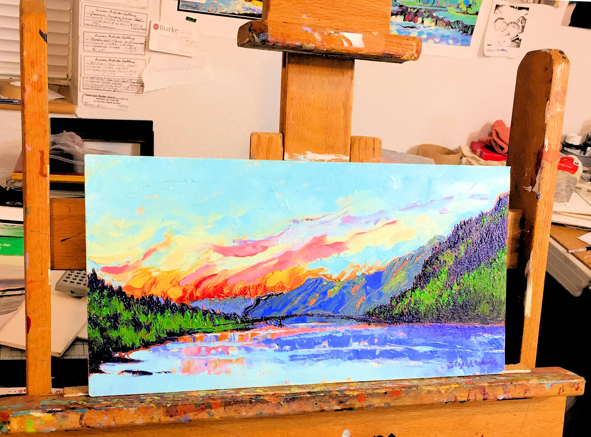 Award-winning Juneau painter, Devita Stipek Writer, will be presenting new oil paintings and pieces that have never been exhibited in a show through the month of December at Juneau Artists Gallery. (Courtesy Photo / Devita Stipek Writer)