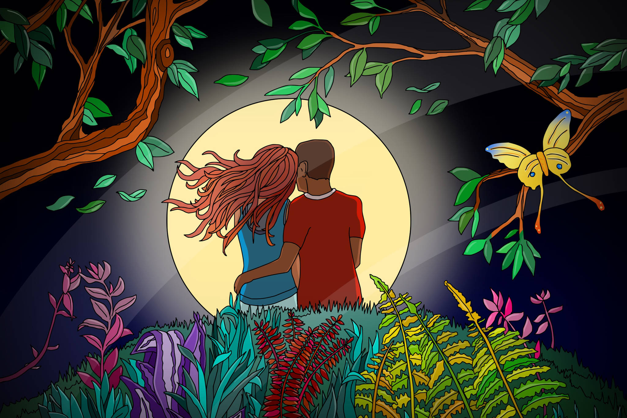 “When a Woman Loves a Man: A Coloring Book for Lovers,” is a new adult coloring book co-created by Juneauite Erika Stone. Stone said the new work is meant to be sex-positive and empowering without being exploitative. Color for the books cover came from Juneau artist Richard Carter. (Courtesy Image)