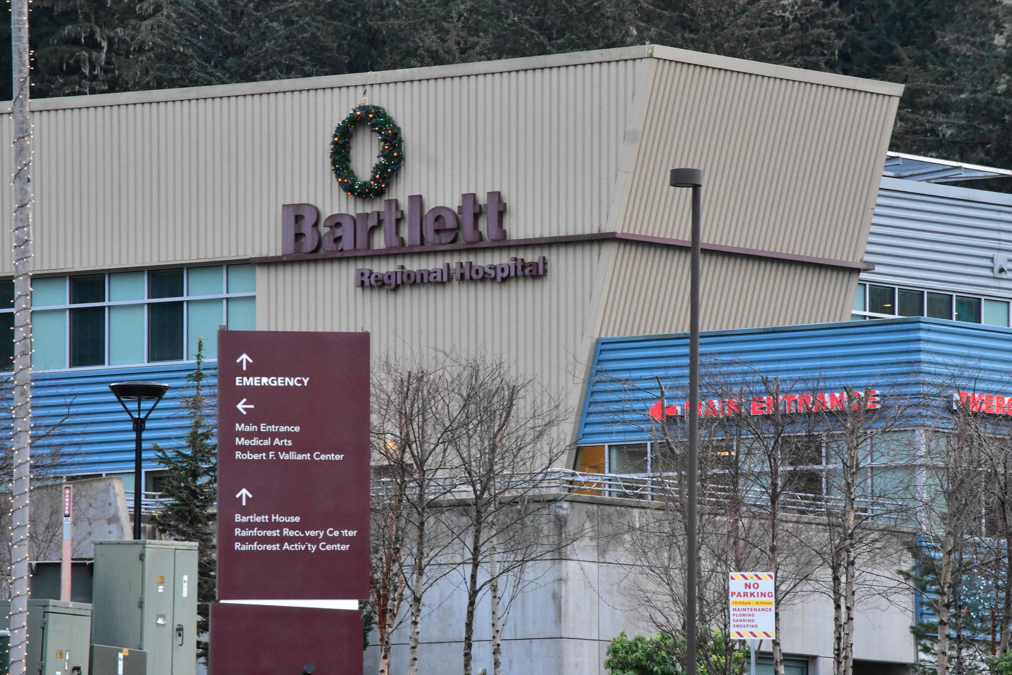 Staff at Bartlett Regional Hospital, seen here on Thursday, Dec. 10, 2020, will be among some of the first to receive a vaccine for COVID-19 once federal authorities give the go-ahead. (Peter Segall / Juneau Empire)