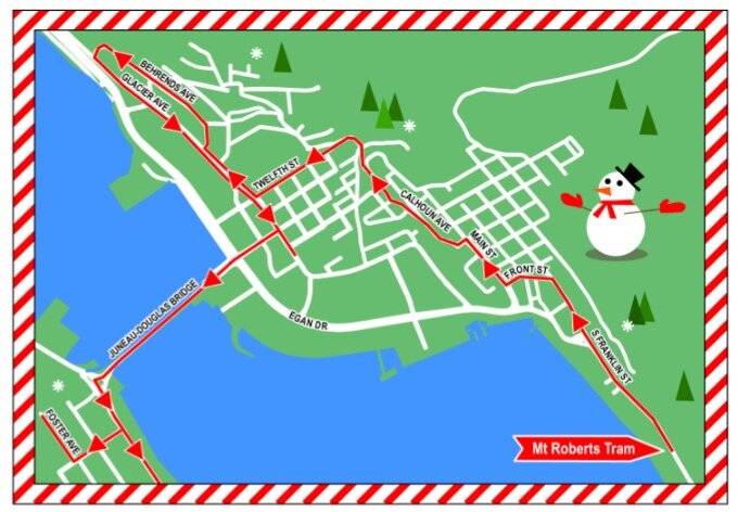 Capital City Fire/Rescue will be escorting their Clauses through the downtown and Douglas on Saturday, Dec.19, 2020 at 6 p.m. (Courtesy photo / City and Borough of Juneau)