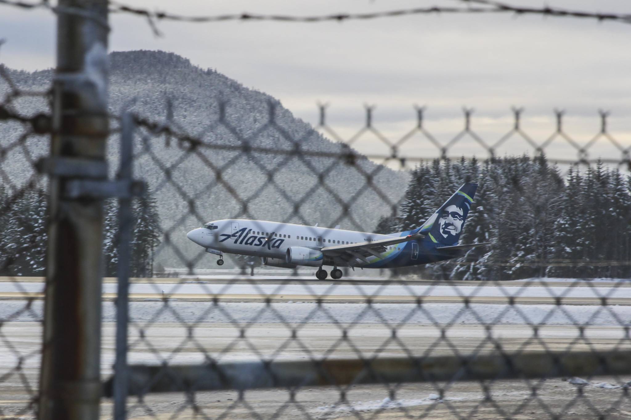 An Alaska Airlines flight transported the first shipment of the coronavirus vaccine from Anchorage to Juneau International Airport on Dec. 15, 2020, where it was transported by UPS to Bartlett Regional Hospital. BRH immediately began vaccinating its personnel. (Michael S. Lockett / Juneau Empire)