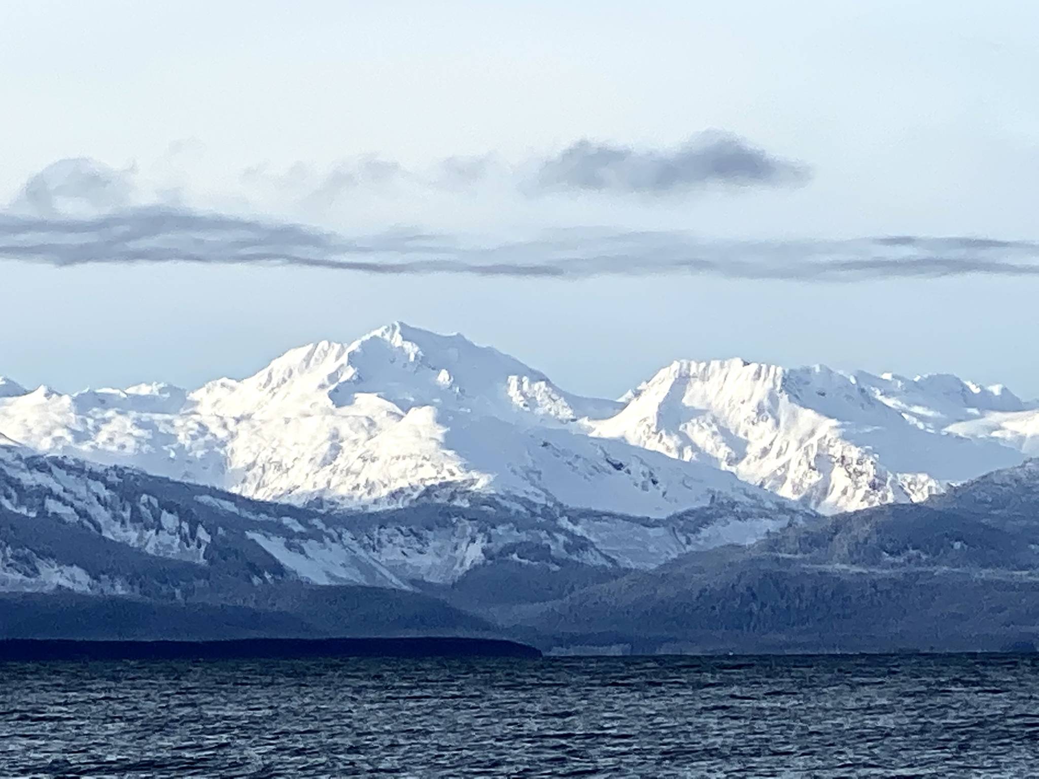 The Chilkats always beautiful — especially in the winter as seen on Dec. 12. (Courtesy Photo / Denise Carroll)