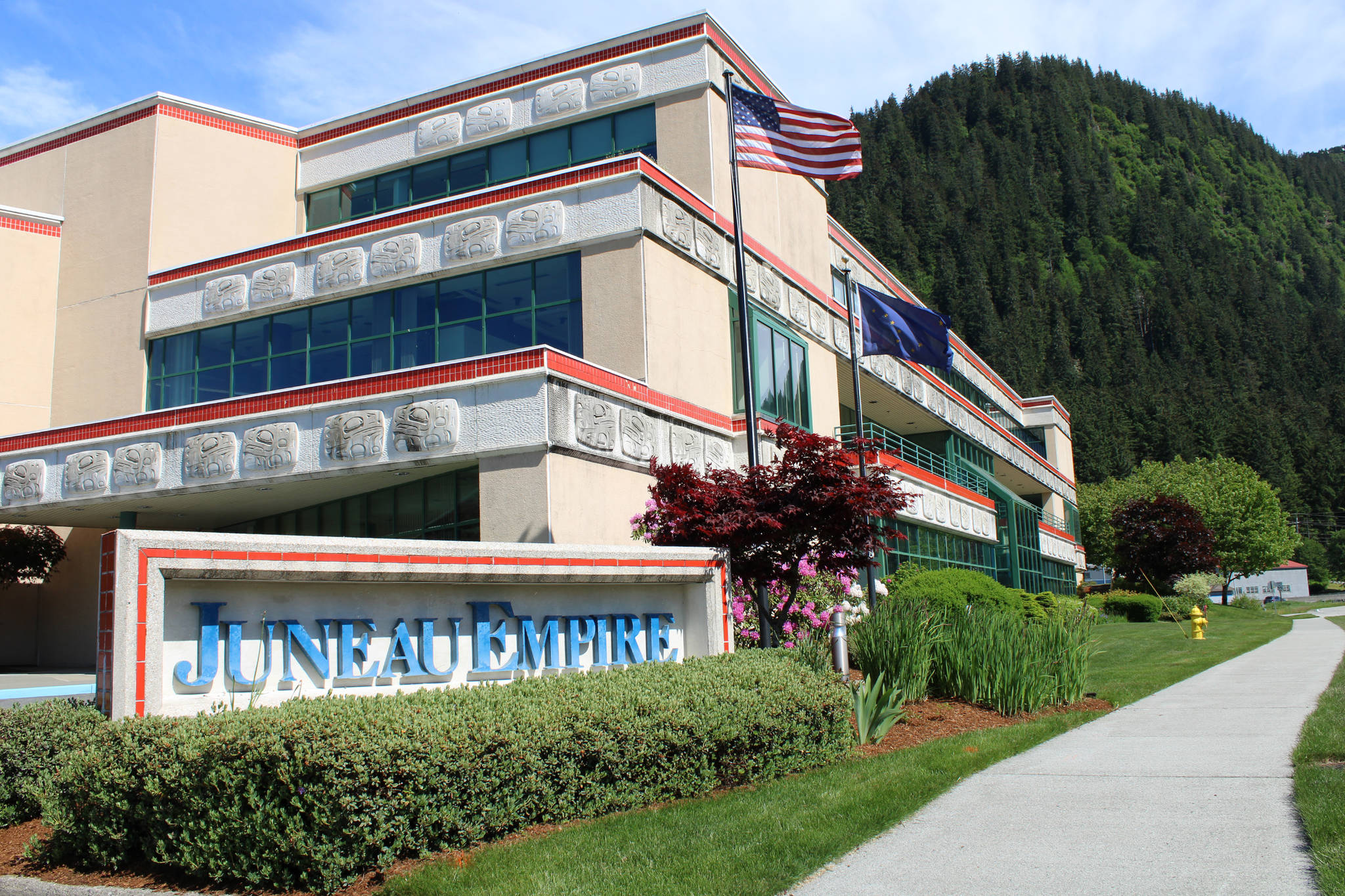 This photo shows the Juneau Empire building in July 2020. (Ben Hohenstatt / Juneau Empire File)