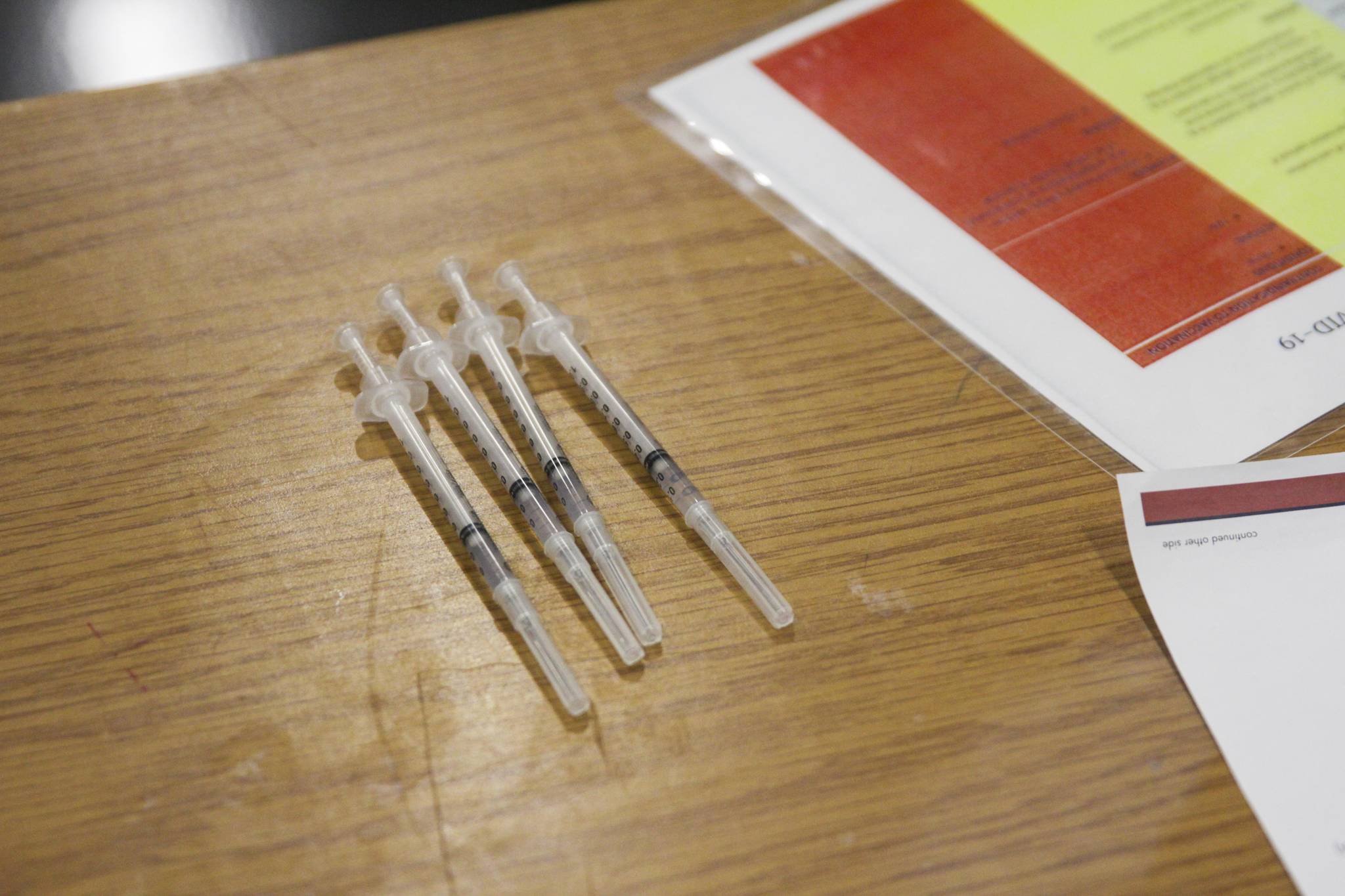 Additional doses of COVID-19 vaccine are expected to be available at an upcoming vaccine clinic due to a new partnership, City and Borough of Juneau announced.(Michael S. Lockett / Juneau Empire file)