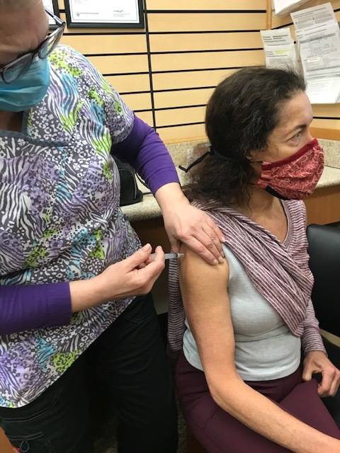 ”I’ll tell you, one reason I got the COVID vaccines is because wearing a mask is getting old, and I want to do my part in helping us get past necessary mask mandates,” writes Dr. Emily Kane. (Courtesy Photo)