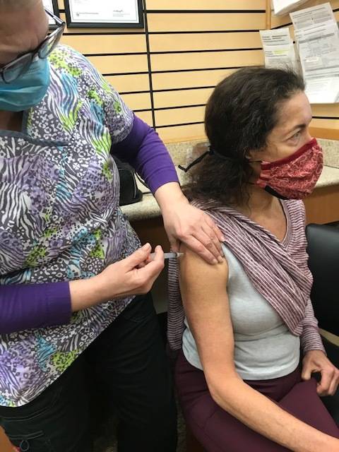 Ill tell you, one reason I got the COVID vaccines is because wearing a mask is getting old, and I want to do my part in helping us get past necessary mask mandates, writes Dr. Emily Kane. (Courtesy Photo)