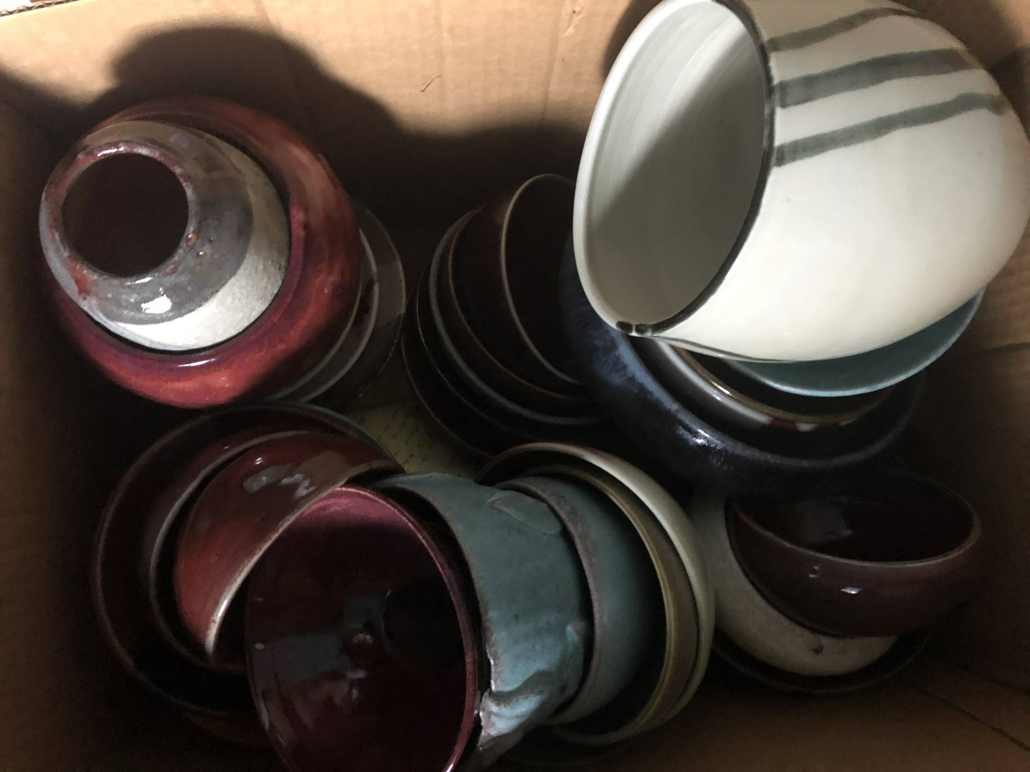 Bowls like those seen here will be available for sale or auction during the Glory Hall’s Empty Bowls fundraiser beginning Friday, April 30, 2021. (Courtesy photo / Mariya Lovishchuk)