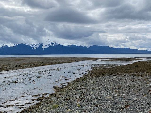 View of Middle Creek from Middle Point on Douglas Island on May 1. (Courtesy Photo / Denise Carroll)