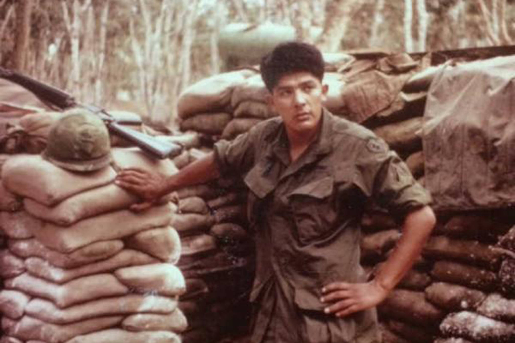 This photo shows George Bennett Sr. shortly after arriving in Vietnam in 1967. Bennett served in the 2/12th Infantry 3rd Brigade, 25th Infantry Division and was assigned to Dau Tieng Base Camp. (Courtesy Photo)