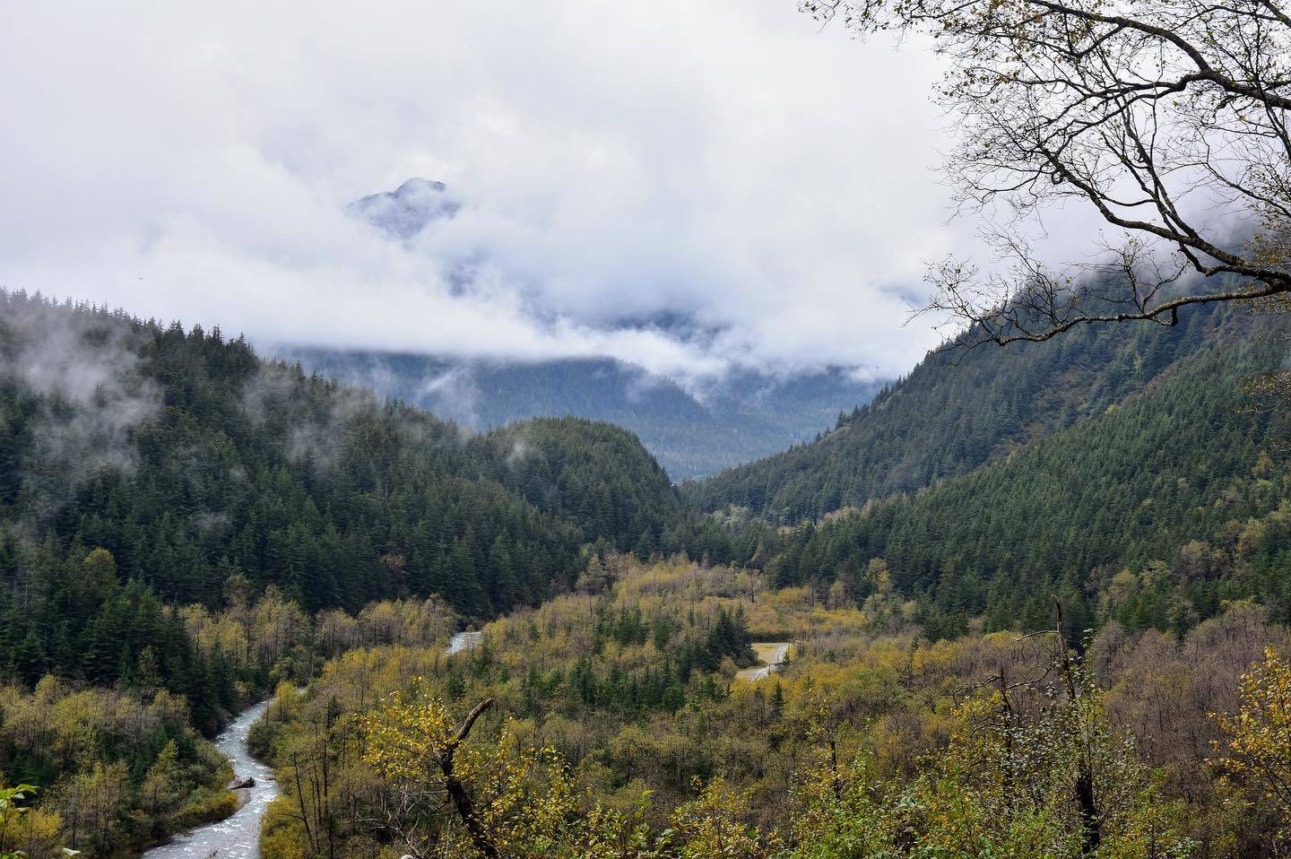 Basin Road and Gold Creek as seen from Perseverance Trail on Sept. 22, 2019. (Peter Segall / Juneau Empire File)