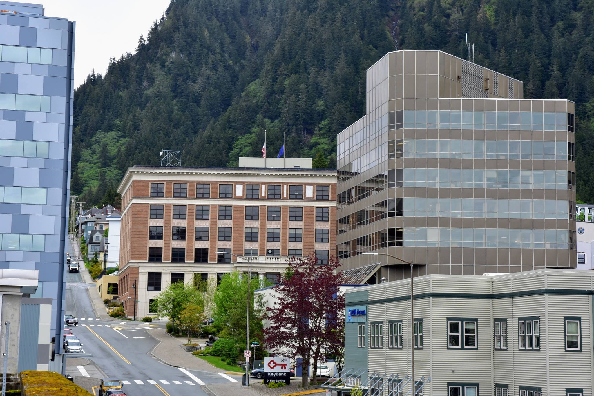 The Alaska State Capitol was quiet on Friday, May 28, 2021, as several lawmakers returned to their home districts for the Memorial Day weekend. Negotiations on the state’s budget won’t begin again until Tuesday, June 1. (Peter Segall / Juneau Empire)