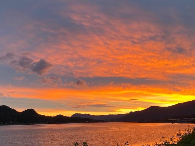 This photo shows a Juneau sunset seen from Mile 2 on June 15. (Courtesy Photo / Denise Carroll)