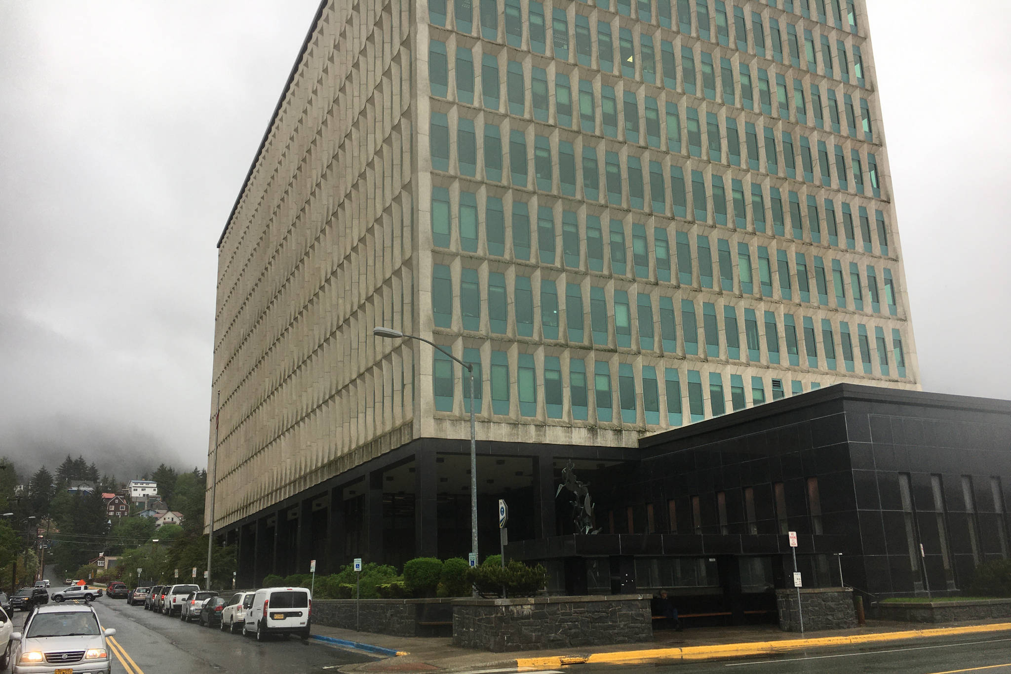 A Utah man who pleaded guilty to killing his wife is being sentenced in United States District Court at the Hurff A. Saunders Federal Building, seen here on June 2, 2021. (Michael S. Lockett / Juneau Empire)