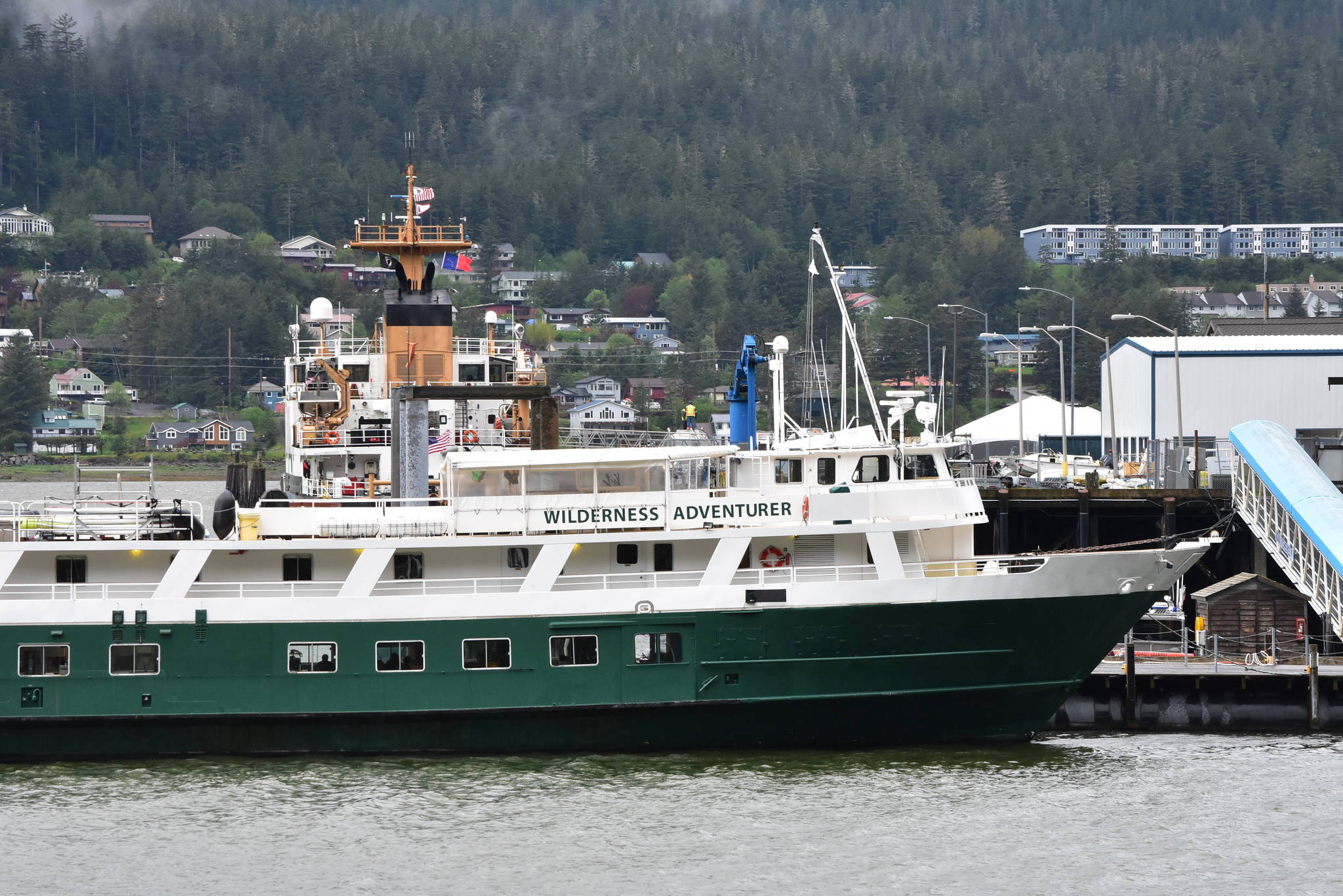 With cruises back on for the late summer, companies are rapidly getting the machinery for staffing seasonal positions up and running. Small deck cruises such UnCruise are already operating in Juneau. (Peter Segall / Juneau Empire)