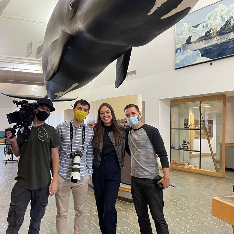 Alyssa London, second from right, and her team are working to produce Culture Story, which will showcase modern Alaska Native cultures across and outside of Alaska. (Courtesy photo / Culture Story)